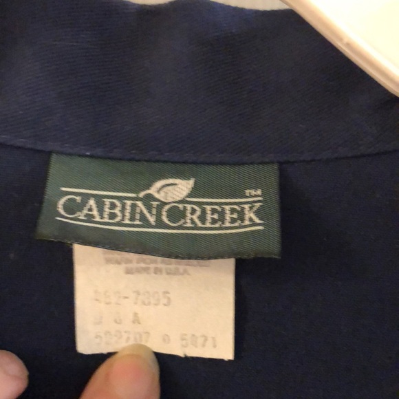 Vintage🥳Hp🥳Cabin Creek Navy Women's Blazer - Picture 2 of 6